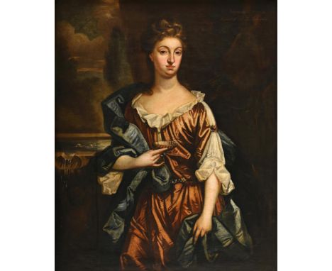 FOLLOWER OF SIR GODFREY KNELLER A PORTRAIT OF FRANCES HARPUR, COUNTESS OF BELAMONT Oil on canvas 122 x 100cm (48 x 39¼ in.) 