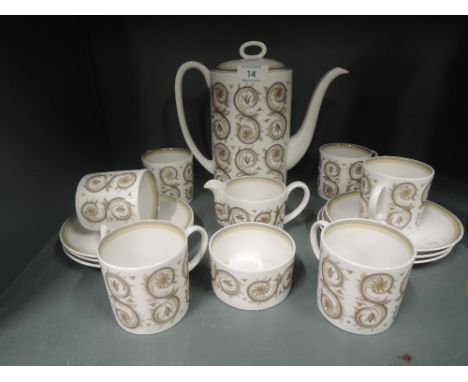 A vintage part tea service by Susie Cooper 