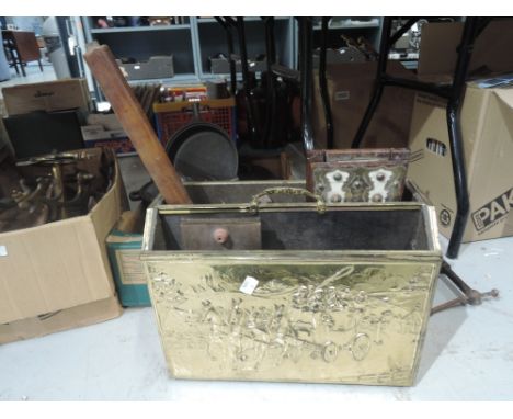 A selection of vintage house hold hardware and similar