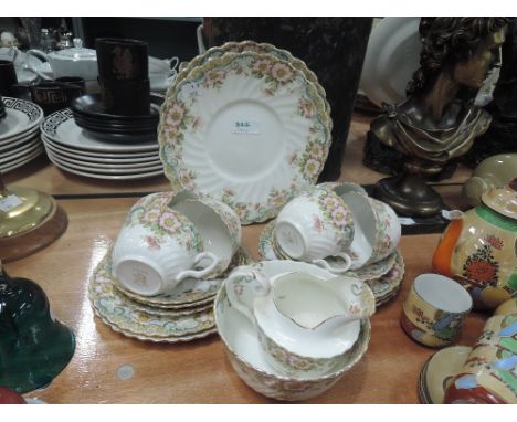 A vintage part tea service by Fenton Hughs