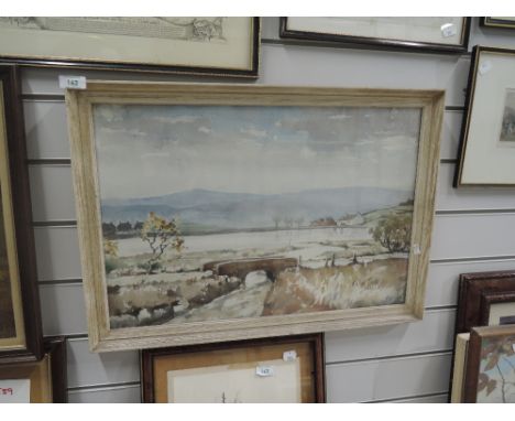 A vintage water colour after Walter Taylor 1963