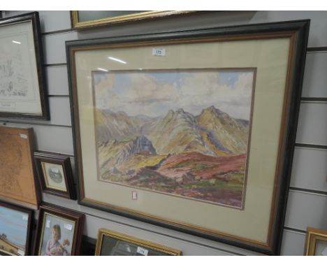 A vintage water colour of Lakeland interest