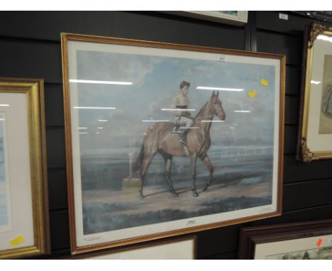 A vintage print of Arkle and Pat Taaffe 