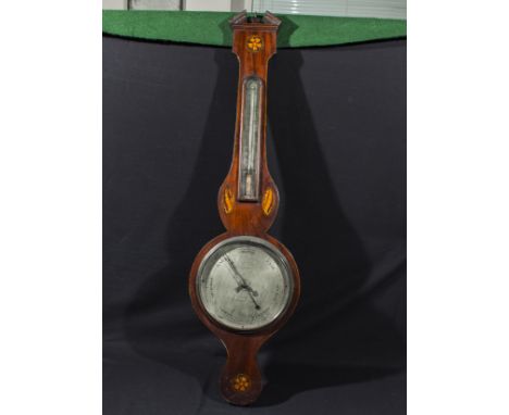 Georgian inlaid barometer