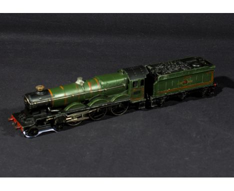 A Hornby double O train engine 'Denbigh'
