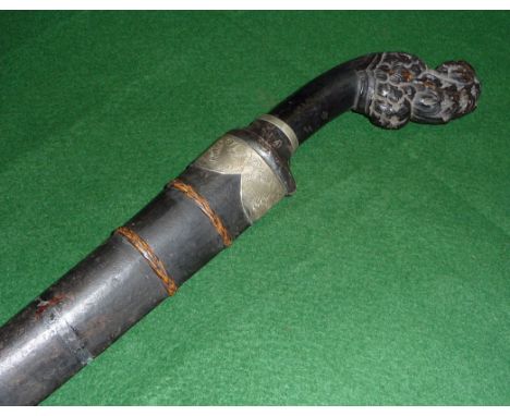 A Malaysian sword and scabbard