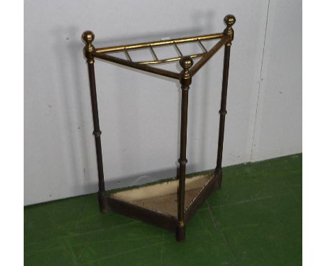 A brass stick stand