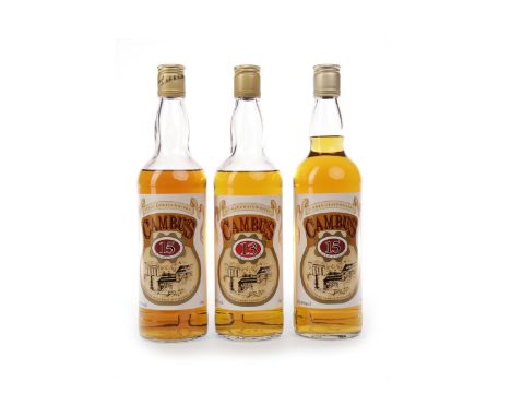 CAMBUS 15 YEARS OLD (2)Closed 1993. Alloa, Clackmannanshire. Single Grain Scotch Whisky. 70cl, 63.6% volume.CAMBUS 13 YEARS O