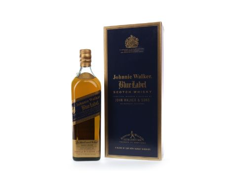 JOHNNIE WALKER BLUE LABELBlended Scotch Whisky75cl, 43% volume, in box.   CONDITION REPORT:  Good