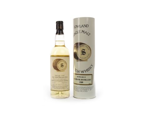 ROSEBANK 1989 SIGNATORY VINTAGE AGED 9 YEARSClosed 1993. Falkirk, Stirlingshire.Distilled 20th April 1989, matured in cask no