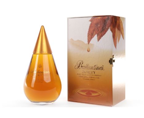 BALLANTINE'S PURITY AGED 20 YEARSBlended Scotch Whisky. 50cl, 43% volume, in presentation box.    CONDITION REPORT:  Very goo
