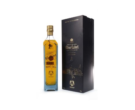 JOHNNIE WALKER BLUE LABEL - RYDER CUP GLENEAGLES 2014Blended Scotch WhiskyBottle no. 1322 of 2352. 70cl, 40% volume, in box. 
