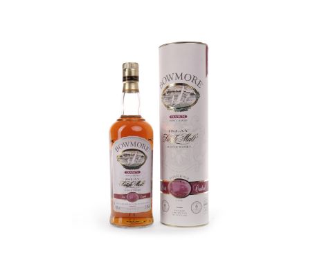 BOWMORE DAWNActive. Bowmore, Islay.Finished in ruby port pipes. 700ml, 51.5% volume, in tube.    CONDITION REPORT:  Very slig