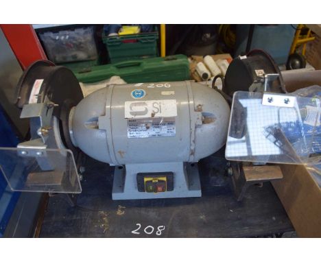 Heavy duty bench grinder