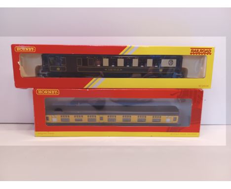 MODEL RAILWAY OO GAUGE HORNBY R4313 PULLMAN BRAKE COACH &amp; ANOTHER. BOTH BOXED