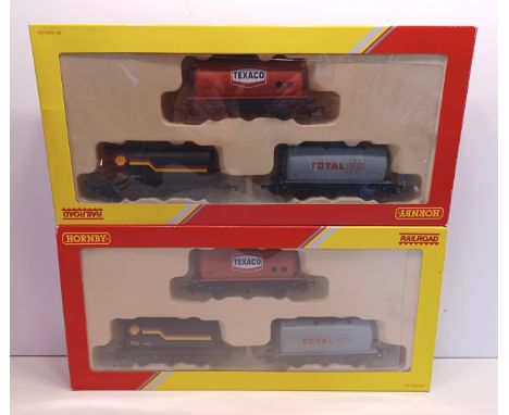 MODEL RAILWAY OO GAUGE HORNBY R6366 FUEL TANKER TRIPLE PACK x2