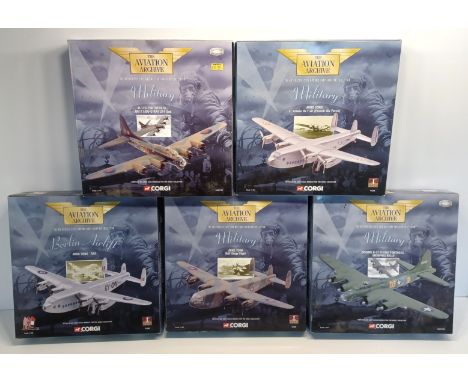 CORGI AVIATION ARCHIVE FIRST ISSUES 47205 47204 47206 AVRO YORK &amp; AA31101 AA31102 B17 FLYING FORTRESS INC MEMPHIS BELLE