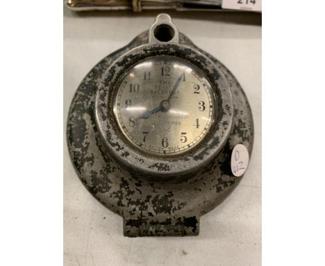 A METAL SERVIS RECORDER WITH OPENING MECHANISM AND PATENT STAMP 