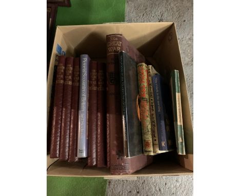 A COLLECTION OF BOOKS INCLUDING LORD OF THE RINGS, LITTLE TICH ETC. 