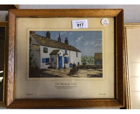A BROCKLEHURST AND WHISTON SILK DEPICTING 'THE HANGING GATE' 1966 ISSUE 