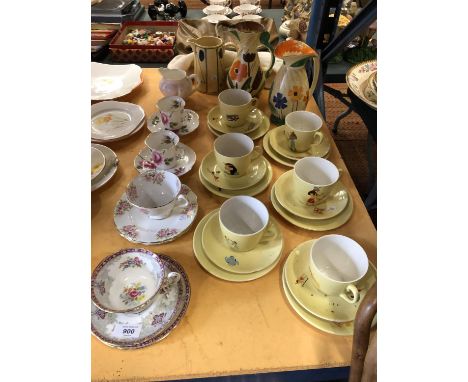 A QUANTITY OF CHINA TO INCLUDE SHELLEY, POOLE AND MYOTT 