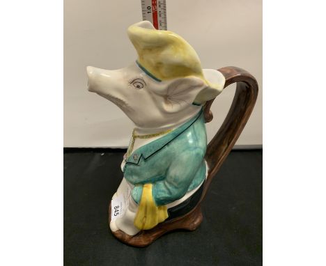 A ROYAL DOULTON PIG TOBY PITCHER 