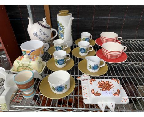 A J&amp;G MEAKIN COFFEE SET ETC. 
