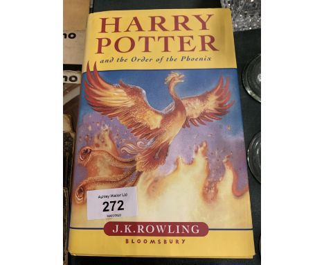 A HARDBACK FIRST EDITION 'HARRY POTTER AND THE ORDER OF THE PHOENIX' 