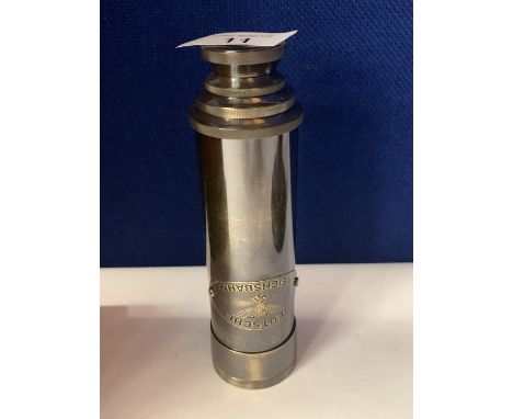 A GERMAN BRASS TELESCOPE 