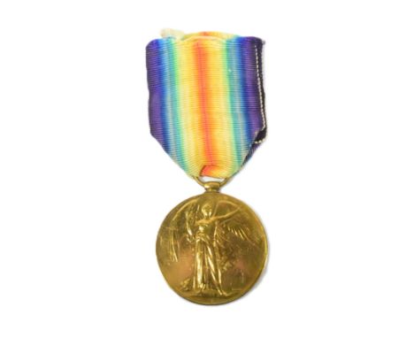 WWI Medal - Victory medal for one Captain Henry Pritchard attached to Hood Battalion, Royal Welsh Fusiliers. Died 7th April 1