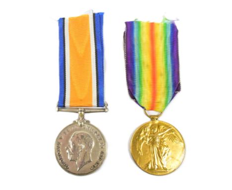 WWI Medals - pair awarded to Lieutenant Hubert William John Edwardes of the Machine Gun Corps. Comprising War Medal (LIEUT. W