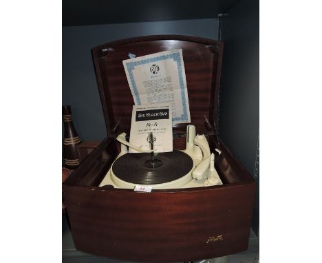 A vintage record player by Pye The Black Box