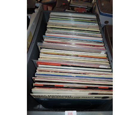 A selection of vintage vinyl albums pop rock jazz etc`
