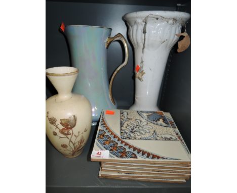 A selection of vintage ceramic tiles