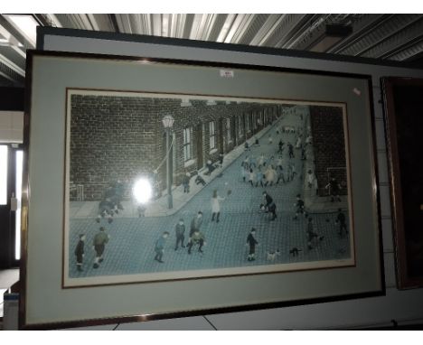 A vintage print after Tom Dodson signed in pencil 