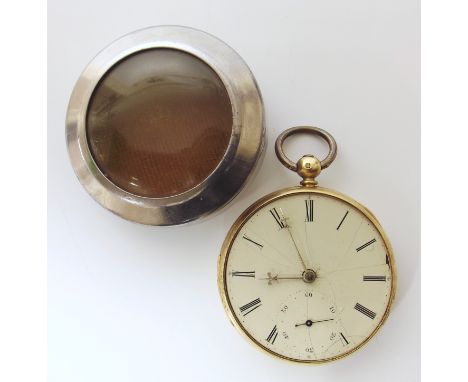 18ct gold pocket watch. We are unable to provide condition reports for this sale.