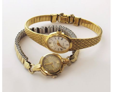 Rotary watch and a 9ct gold ladies watch We are unable to provide condition reports for this sale.