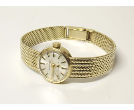 Ladies Eternamatic 14ct gold wristwatch We are unable to provide condition reports for this sale.