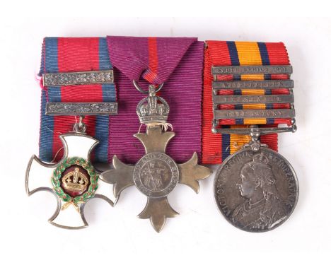 Boer War DSO group to Colonel Reginald Brittan, Sherwood Foresters, Distinguished Service Order, V.R.I., silver gilt and enam