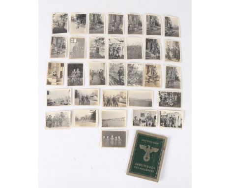 Second World War German Arbeitsbuch Fur Auslander (Workbook for Immigrants), issued to a Ukrainian national, Maria Lakrewska,