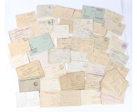 First World War family grouping of letters relating to a German U-Boat crewman, August Sander, a Maschinister-Anwarter (Engin