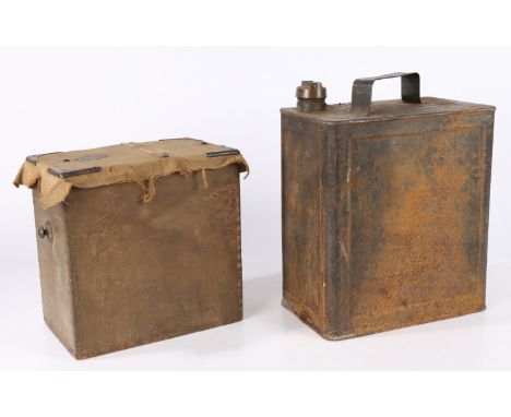 First World War British Lamp, Electric, Signalling, Daylight Mk II, by Joseph Lucas Ltd, Birmingham, dated 1918, canvas top c