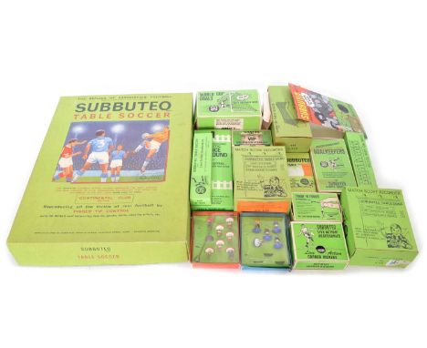 Subbuteo Sets from the 1970's and later Subbuteo assorted boxed sets to include the 'Continental' Club Edition with 6 corner 