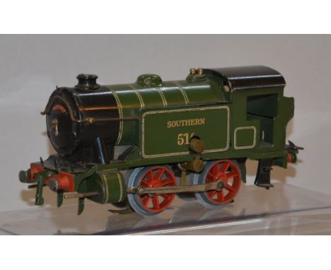 O Gauge Hornby No.1 special 0-4-0 tank engine, electric. Southern 516 Good unrestored condition.