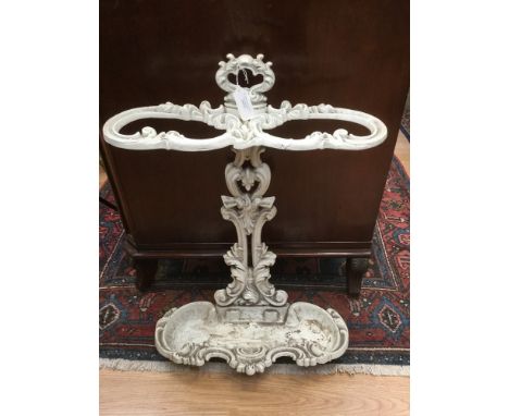 A 19th Century cast iron stick stand, 54cms high