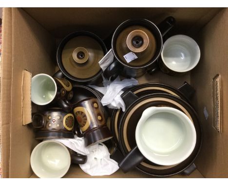 Denby Arabesque part coffee and tea service (one box) including coffee and teapot, etc 