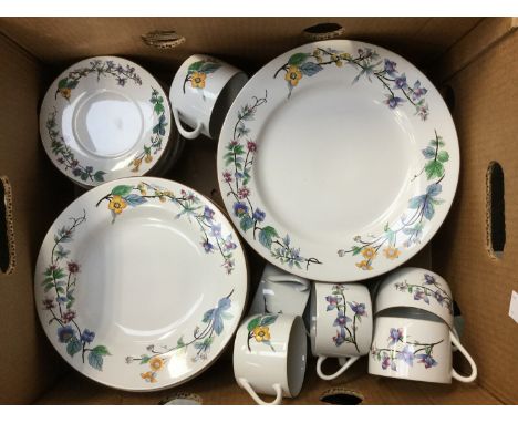 A Woodhill part dinner and tea service (one box) 