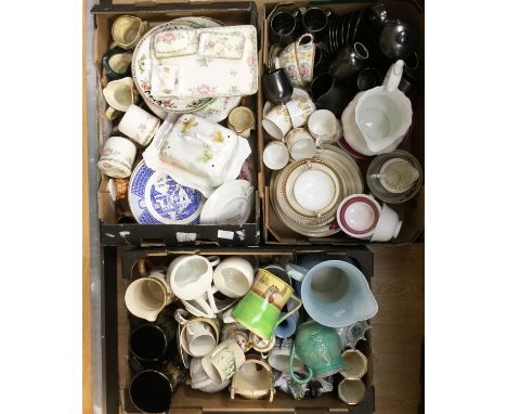 Five Doulton Series ware plates; together with Doulton 'Pied Piper' character jug, three other character jugs, five pieces of