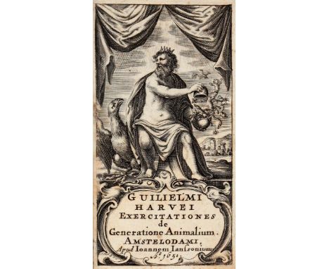 NO RESERVE Harvey William. Exercitationes de generatione animalium. Quibus accedunt quaedam de partu: De membranis ac humorib