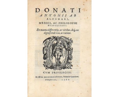 NO RESERVE Altomare Donatus Antonius. De mannae differentijs, ac viribus, deque eas dignoscendi via, ac ratione. Venetiis: ex